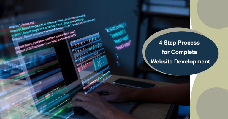 4 step process for website development