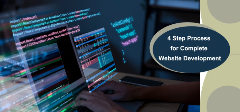 4 step process for website development