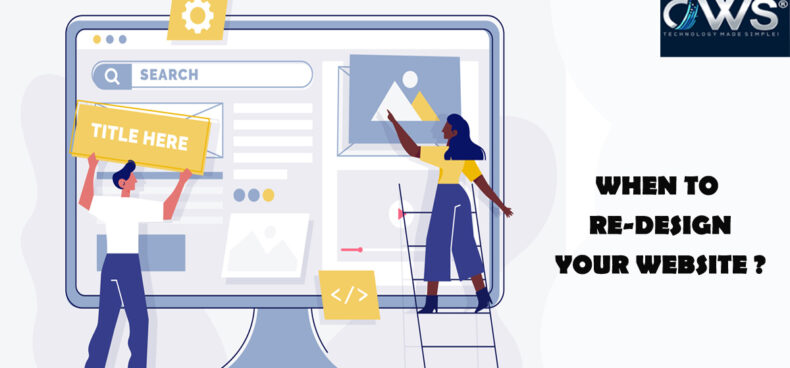 Re-design your website