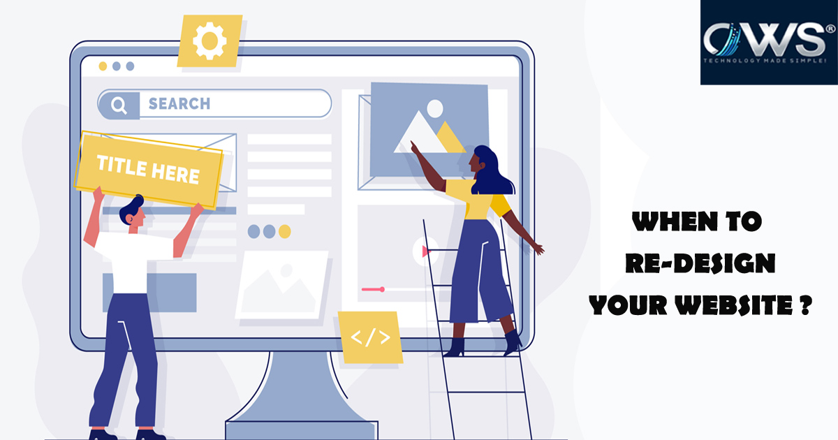 Re-design your website