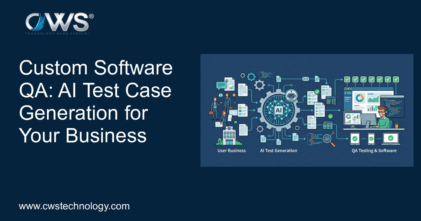 custom software qa ai test case generation for your business