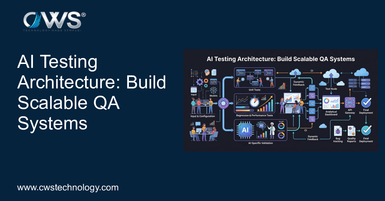 ai testing architecture build scalable qa systems